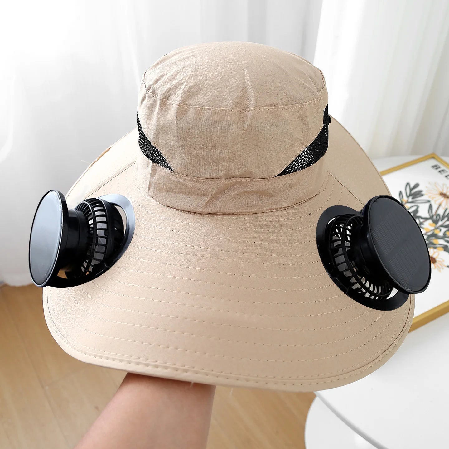 Stay Cool and Protected This Summer with Our Versatile Outdoor Sun Hat Featuring Dual Fans and UV Defense