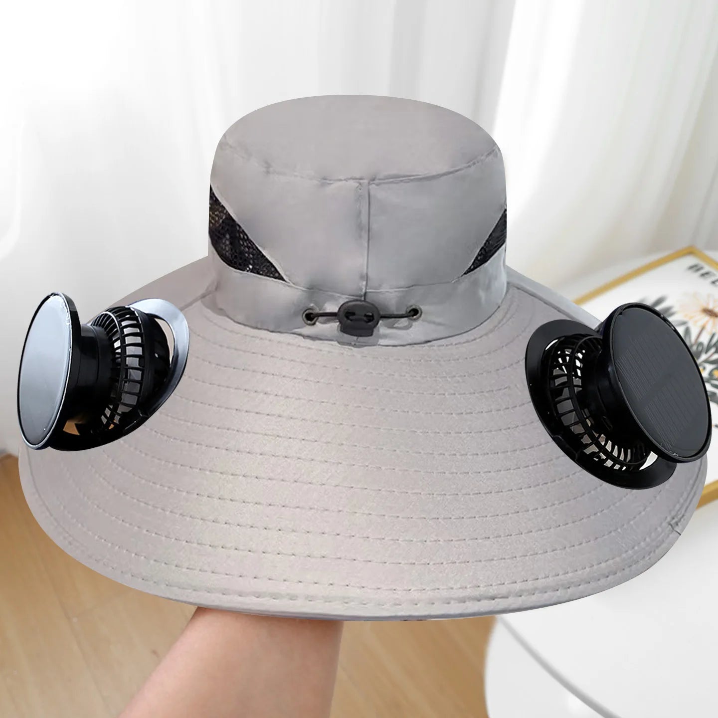 Stay Cool and Protected This Summer with Our Versatile Outdoor Sun Hat Featuring Dual Fans and UV Defense
